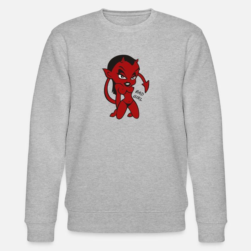 Böser Gril - Stanley/Stella Unisex Bio-Sweatshirt CHANGER - Grau meliert