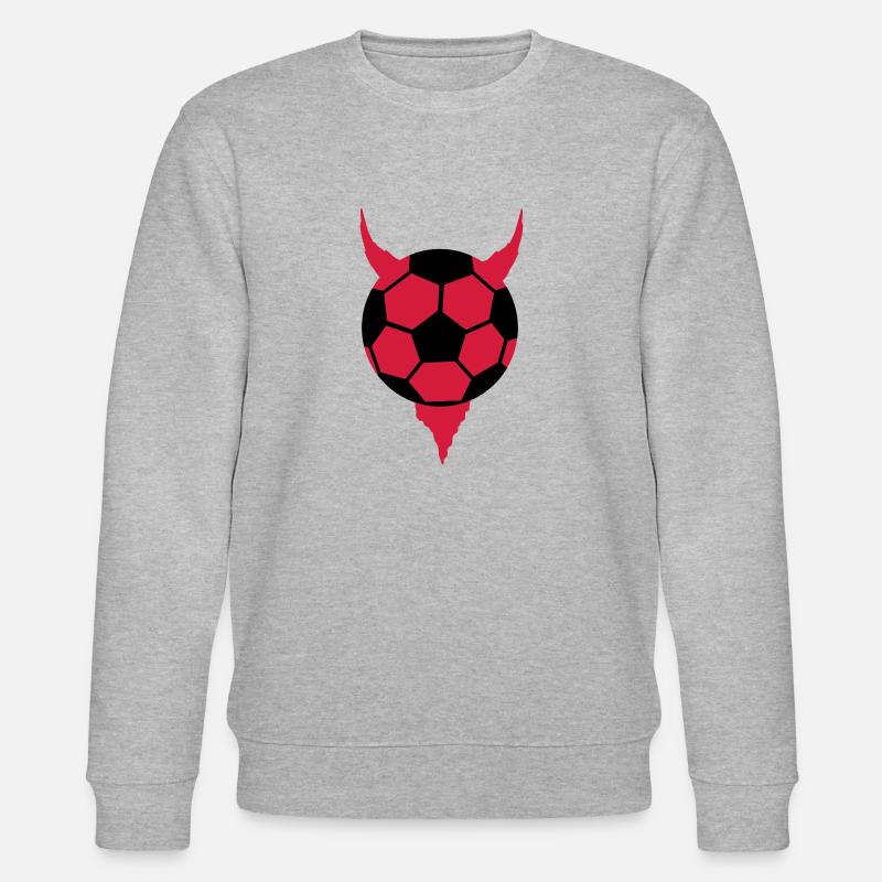 football_2 - Stanley/Stella Unisex Bio-Sweatshirt CHANGER - Grau meliert