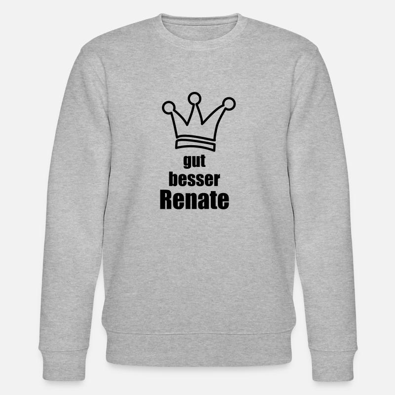 Renate - Stanley/Stella Unisex Bio-Sweatshirt CHANGER  - Grau meliert