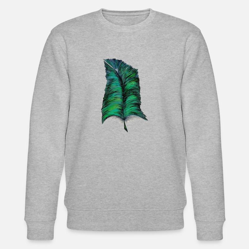 Feder - Stanley/Stella Unisex Bio-Sweatshirt CHANGER  - Grau meliert