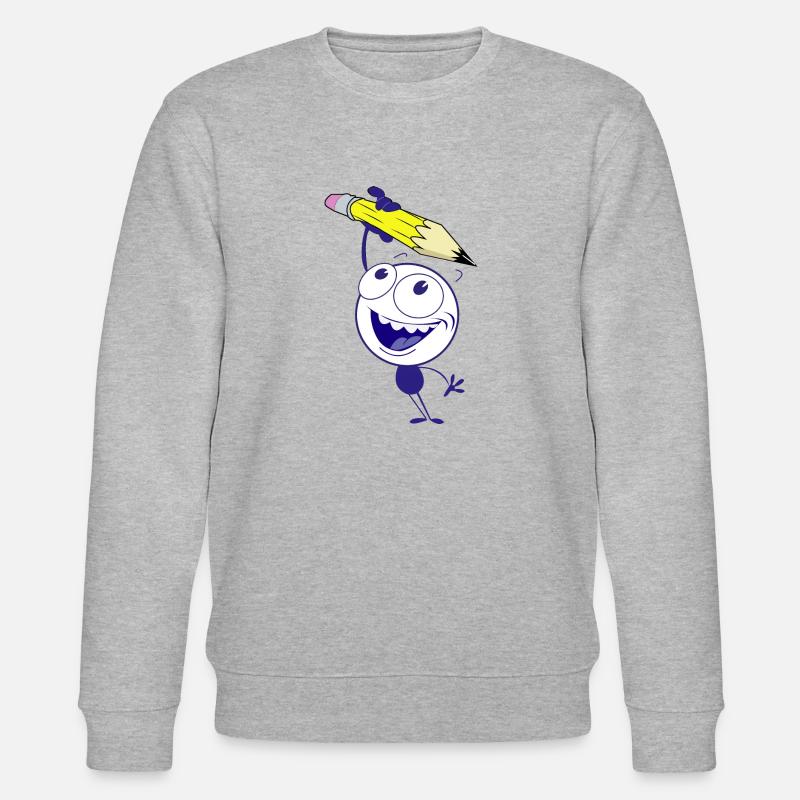 Compagnon de crayon - Sweat bio CHANGER Stanley/Stella Unisexe - gris chiné