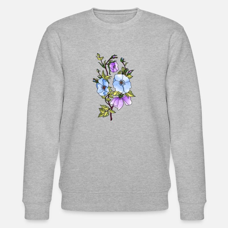 Fleur - Sweat bio CHANGER Stanley/Stella Unisexe - gris chiné