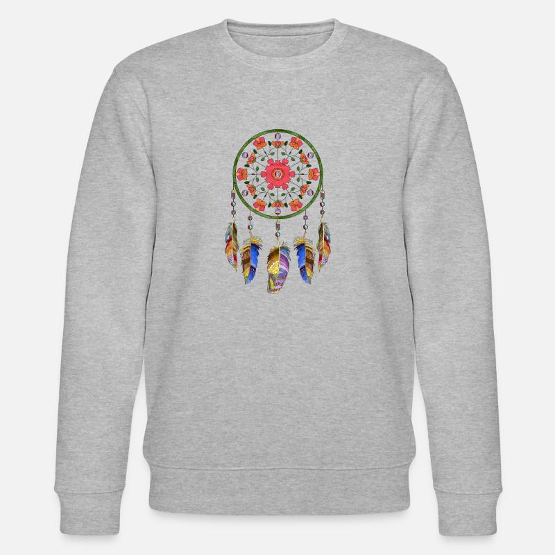 Traumfänger - Stanley/Stella Unisex Bio-Sweatshirt CHANGER  - Grau meliert