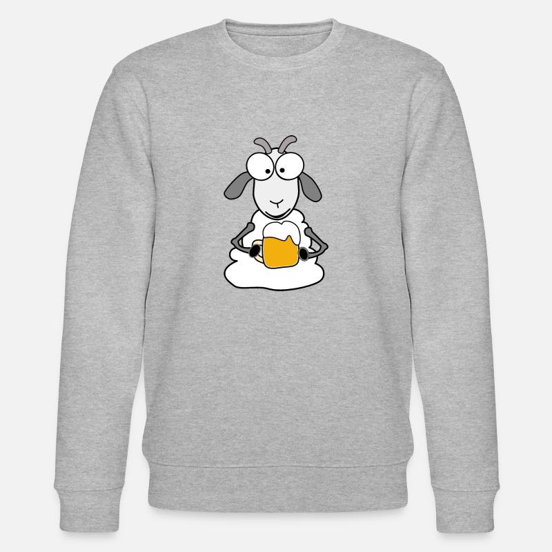 Bier trinken - Stanley/Stella Unisex Bio-Sweatshirt CHANGER  - Grau meliert