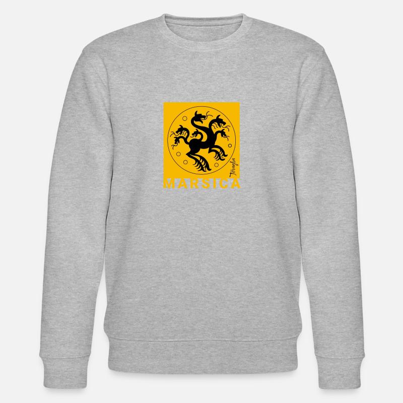 Quadratische Chimäre 01 - Stanley/Stella Unisex Bio-Sweatshirt CHANGER  - Grau meliert