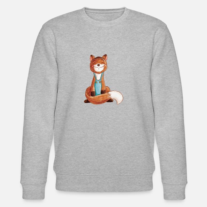 Fuchs - Stanley/Stella Unisex Bio-Sweatshirt CHANGER  - Grau meliert