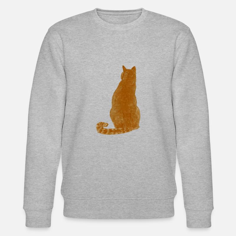 Chat blond - Sweat bio CHANGER Stanley/Stella Unisexe - gris chiné