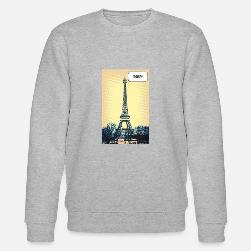 PARIS - Stanley/Stella Unisex Bio-Sweatshirt CHANGER  - Grau meliert