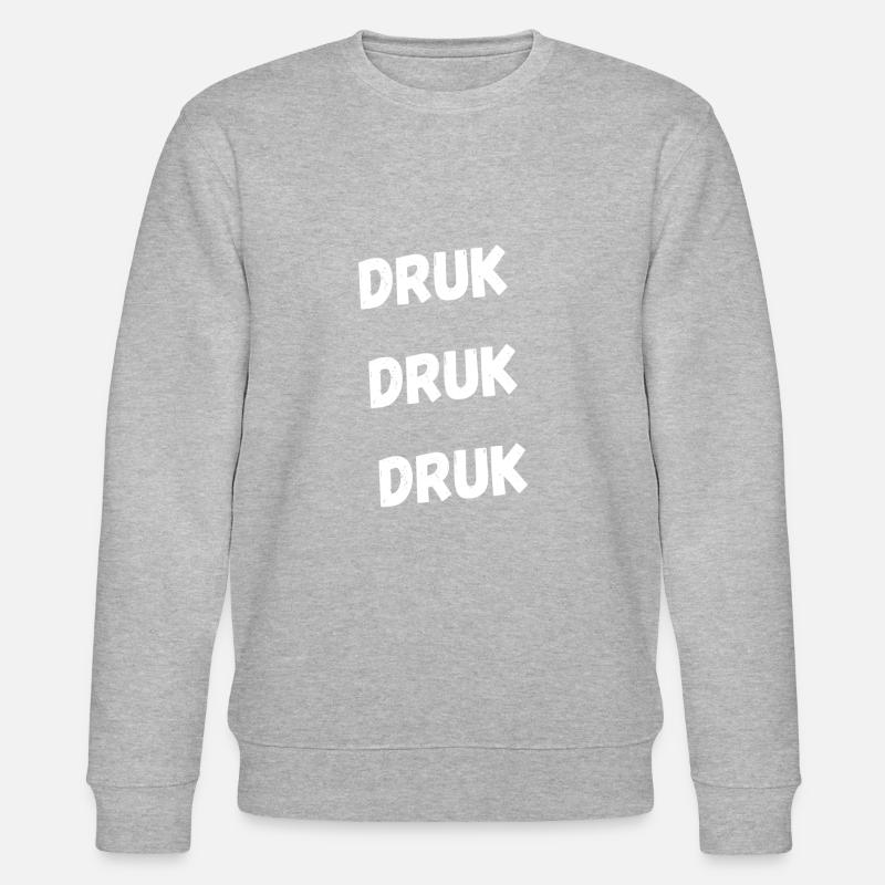 Impression pression, T-shirts en dialecte - Sweat bio CHANGER Stanley/Stella Unisexe - gris chiné
