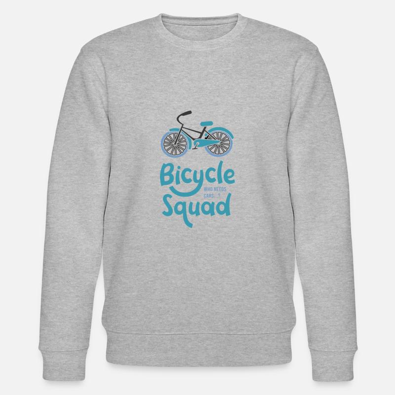 Bicycle Squad Hobby-Radfahrer - Stanley/Stella Unisex Bio-Sweatshirt CHANGER  - Grau meliert