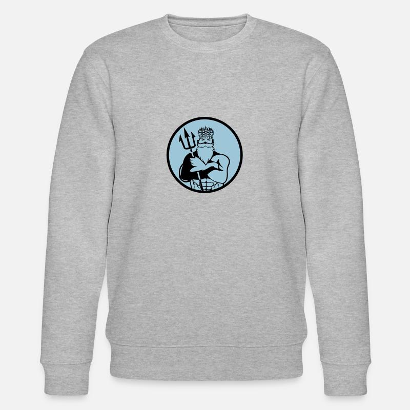 poseidon 002 - Sweat bio CHANGER Stanley/Stella Unisexe - gris chiné