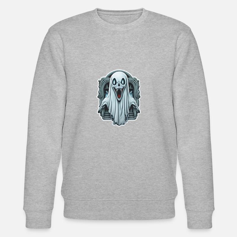 Gespenst - Stanley/Stella Unisex Bio-Sweatshirt CHANGER  - Grau meliert