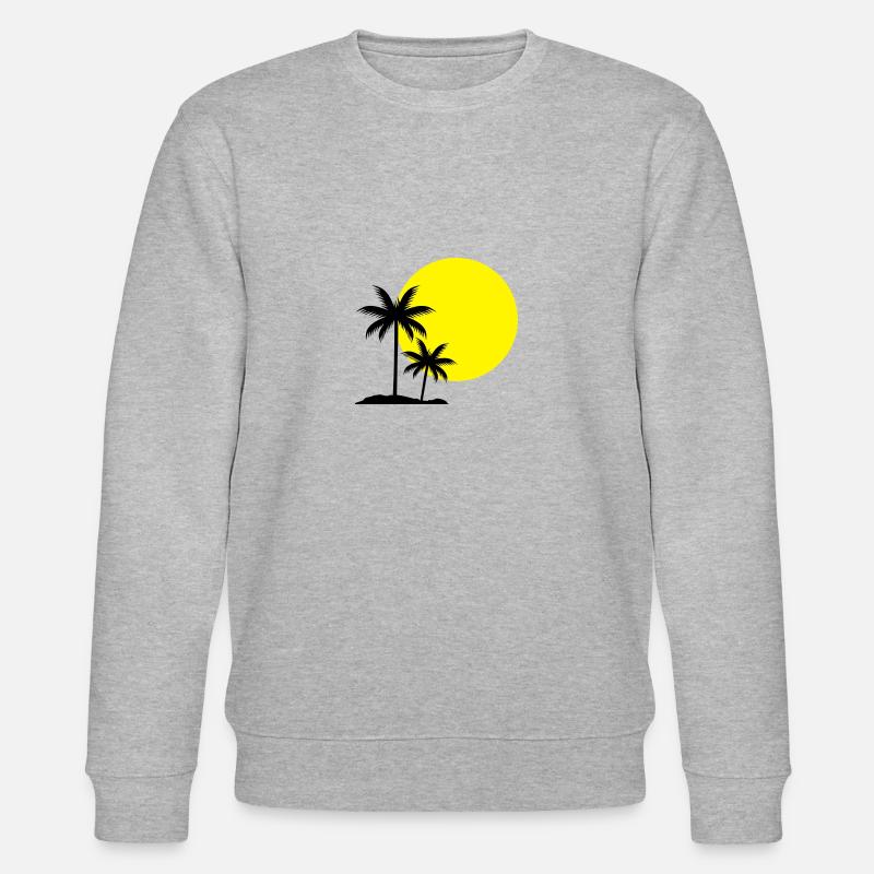 palms - Stanley/Stella Unisex Bio-Sweatshirt CHANGER  - Grau meliert