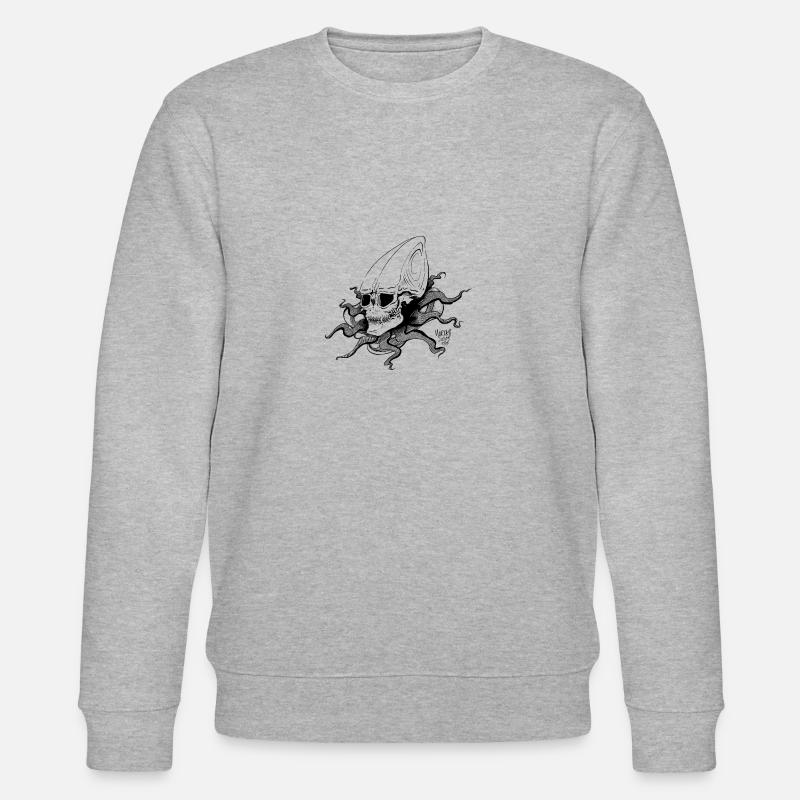 Alien BONE SQL - Encre - Sweat bio CHANGER Stanley/Stella Unisexe - gris chiné