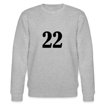 22 - Stanley/Stella Unisex Bio-Sweatshirt CHANGER  - Grau meliert - Vorne - Nik (191cm) & Marisol (170cm)