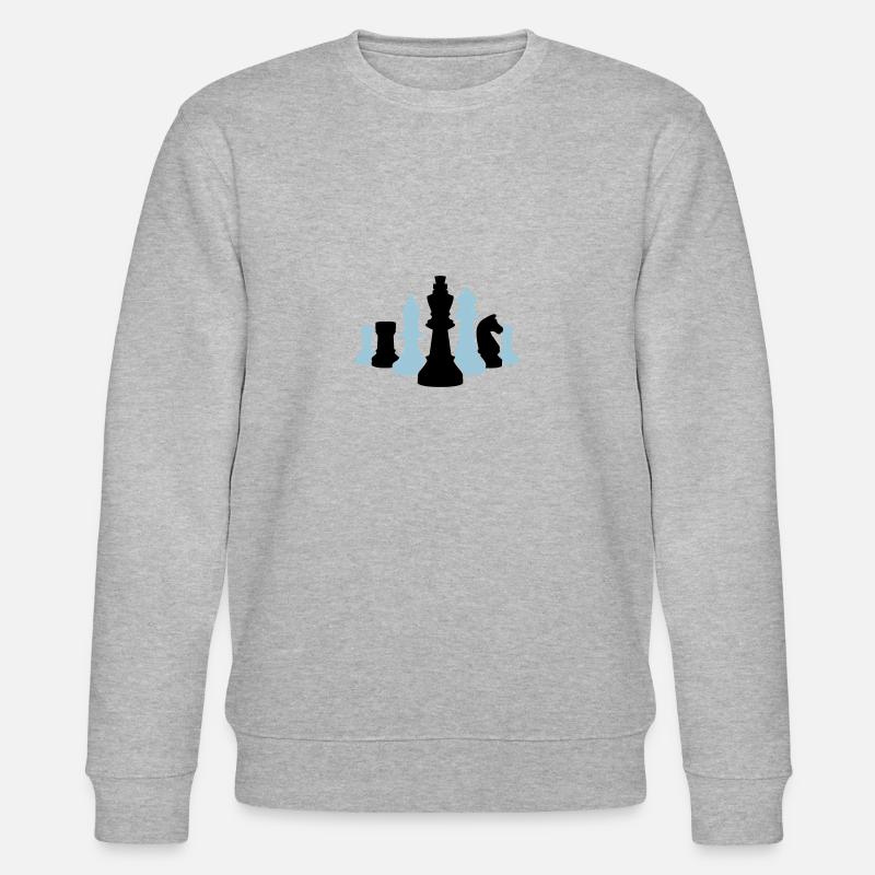 schach 001 - Stanley/Stella Unisex Bio-Sweatshirt CHANGER  - Grau meliert
