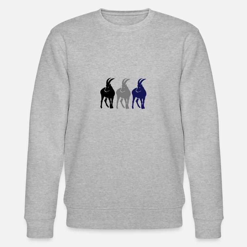 steinboecke - Stanley/Stella Unisex Bio-Sweatshirt CHANGER  - Grau meliert