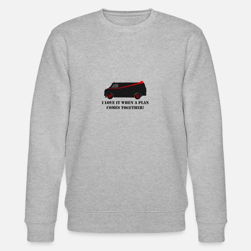 A Team - Stanley/Stella Unisex Bio-Sweatshirt CHANGER  - Grau meliert
