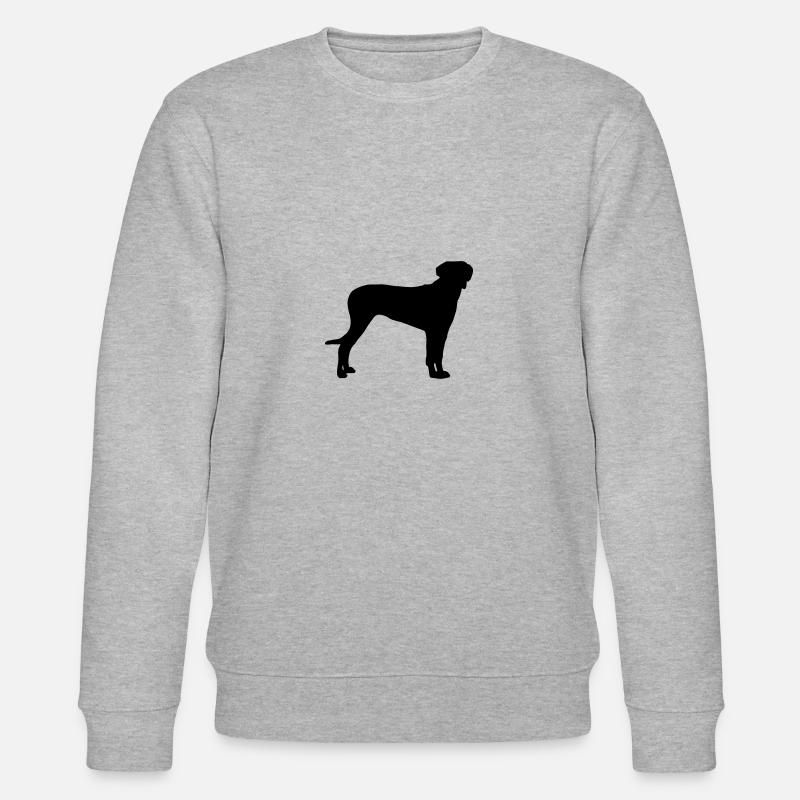 RHODESIAN RIDGEBACK Silhouette - Stanley/Stella Unisex Bio-Sweatshirt CHANGER  - Grau meliert