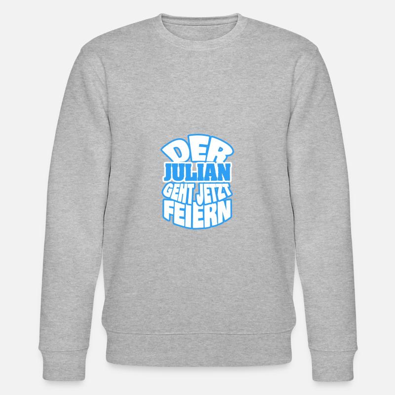 Julian - Stanley/Stella Unisex Bio-Sweatshirt CHANGER - Grau meliert