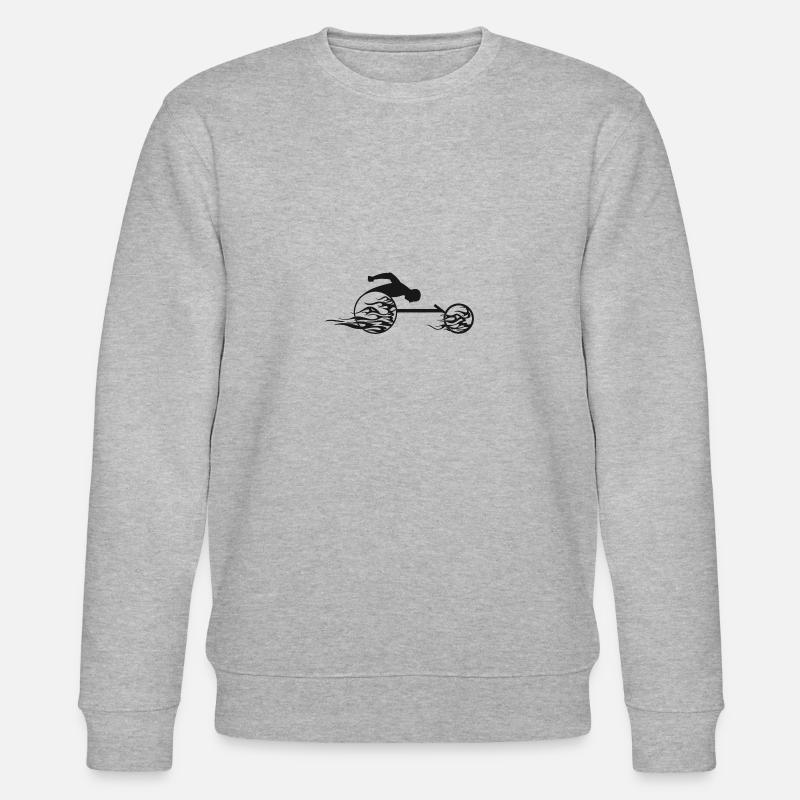 Rollstuhl - Stanley/Stella Unisex Bio-Sweatshirt CHANGER  - Grau meliert