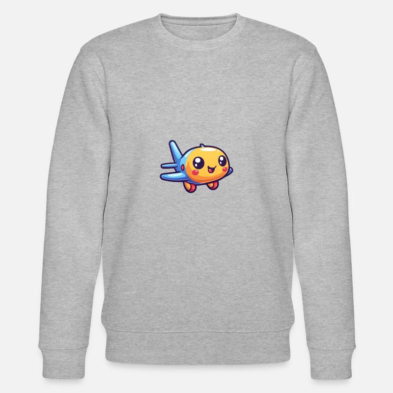 Avion mignon - Sweat bio CHANGER Stanley/Stella Unisexe - gris chiné