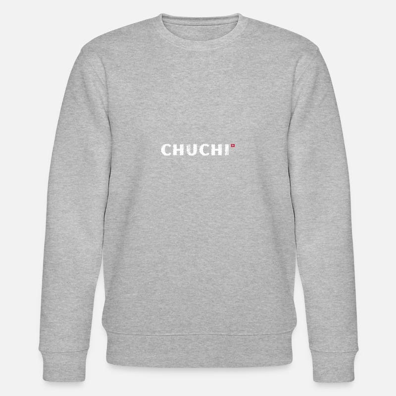 Tchouchi - Dialecte suisse | Vectographie ! - Sweat bio CHANGER Stanley/Stella Unisexe - gris chiné