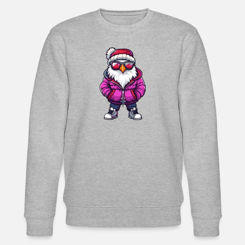 Bande dessinée d’hiver Eagle - Sweat bio CHANGER Stanley/Stella Unisexe - gris chiné