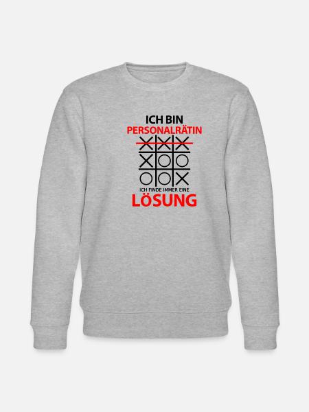 Personalrätin Personalrat Abschied Sprüche Lustig - Stanley/Stella Unisex Bio-Sweatshirt CHANGER - Grau meliert