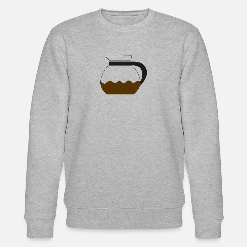 Kaffeepot - Stanley/Stella Unisex Bio-Sweatshirt CHANGER  - Grau meliert