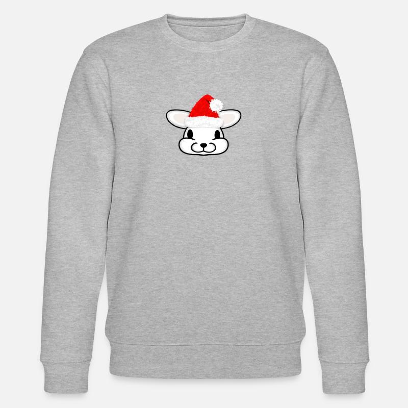 Weihnachtshase - Stanley/Stella Unisex Bio-Sweatshirt CHANGER  - Grau meliert