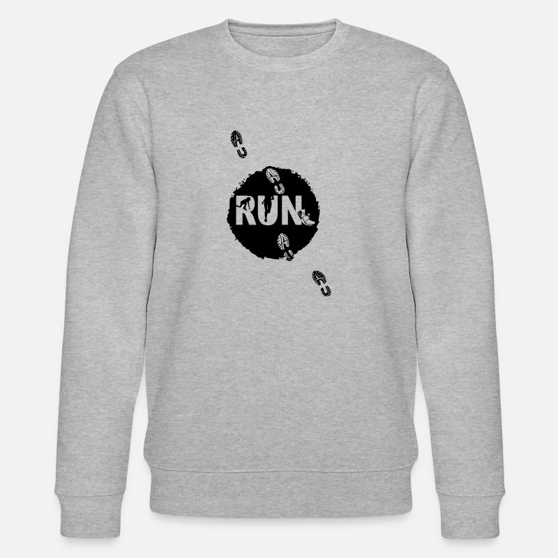 Déclaration run - Sweat bio CHANGER Stanley/Stella Unisexe - gris chiné