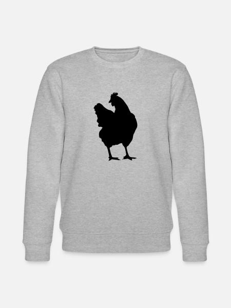 chicken - Stanley/Stella CHANGER Unisex Organic Sweatshirt - heather grey