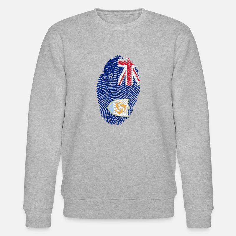 Anguilla - Stanley/Stella Unisex Bio-Sweatshirt CHANGER  - Grau meliert