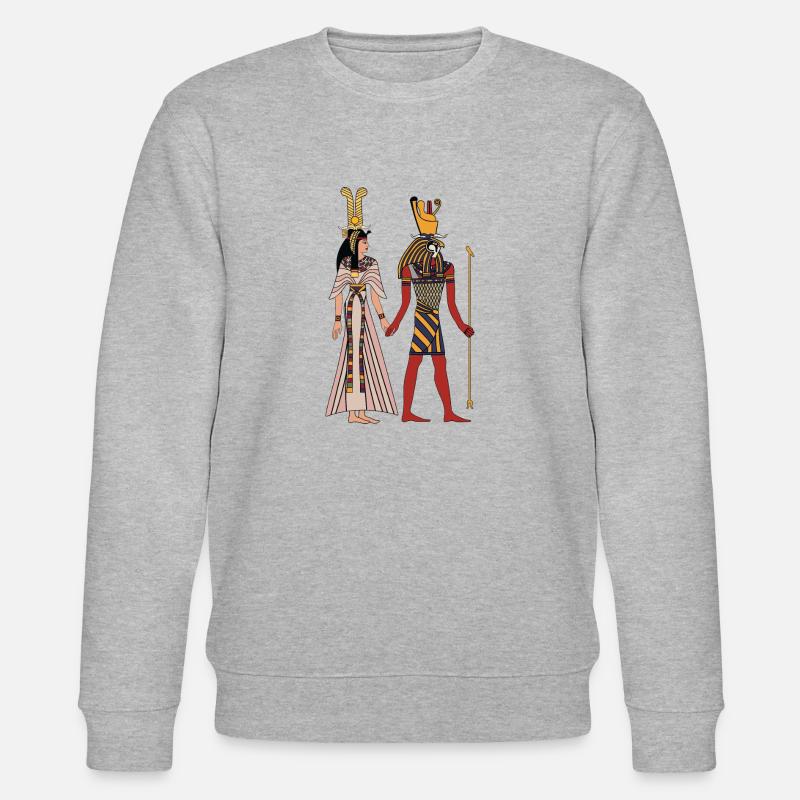 Egypt Pharao - Stanley/Stella Unisex Bio-Sweatshirt CHANGER - Grau meliert