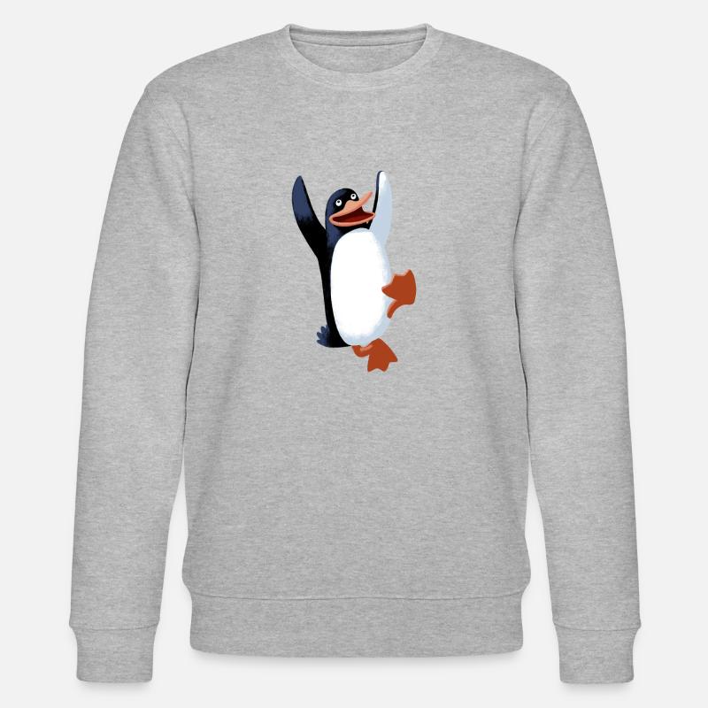 Pinguin - Stanley/Stella Unisex Bio-Sweatshirt CHANGER  - Grau meliert