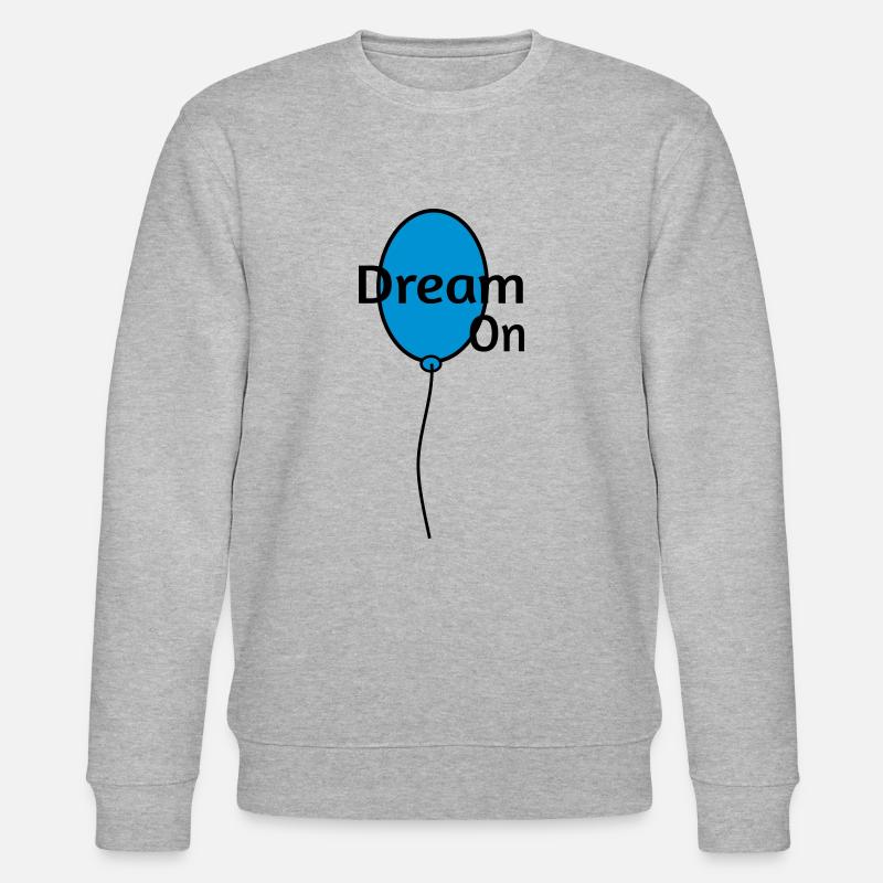 Dream On - Stanley/Stella Unisex Bio-Sweatshirt CHANGER  - Grau meliert