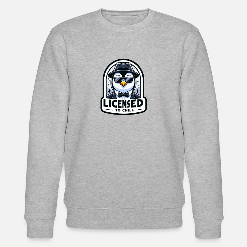 Licensed to Chill - Stanley/Stella Unisex Bio-Sweatshirt CHANGER  - Grau meliert