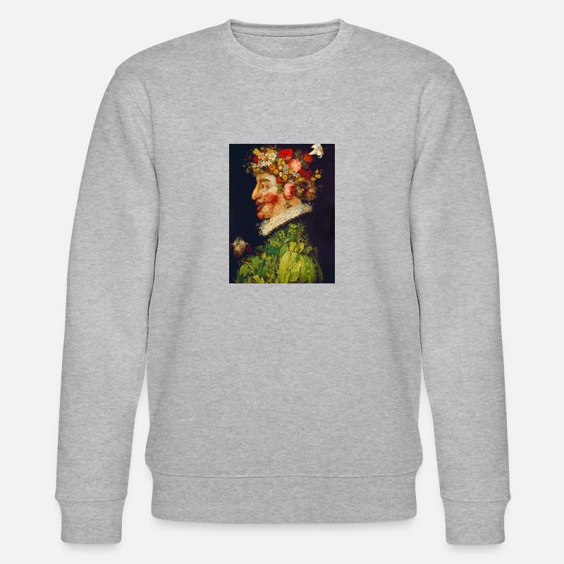 Giuseppe Arcimboldo - Spring. 1,563th - Stanley/Stella CHANGER Unisex Organic Sweatshirt - heather grey