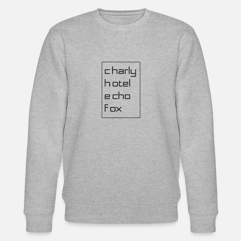 Ich bin der Chef - Stanley/Stella Unisex Bio-Sweatshirt CHANGER  - Grau meliert