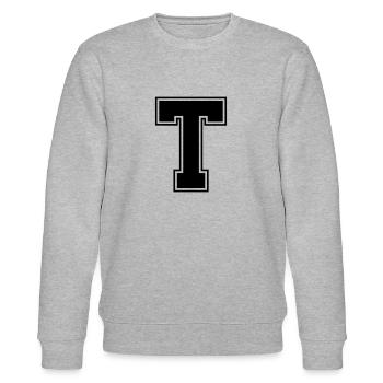 T - Stanley/Stella Unisex Bio-Sweatshirt CHANGER  - Grau meliert - Vorne - Nik (191cm) & Marisol (170cm)