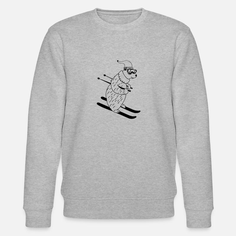 ski baer 01 - Sweat bio CHANGER Stanley/Stella Unisexe - gris chiné