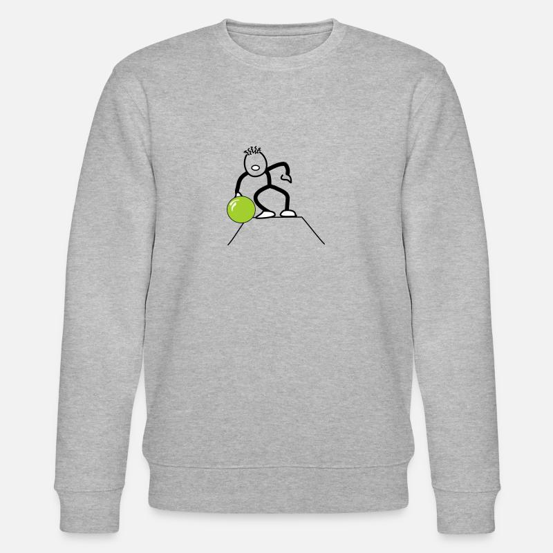 Bowler, bowling - Sweat bio CHANGER Stanley/Stella Unisexe - gris chiné