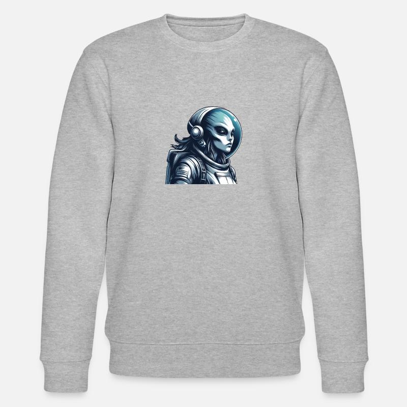 Exploration spatiale d’astronautes extraterrestres - Sweat bio CHANGER Stanley/Stella Unisexe - gris chiné