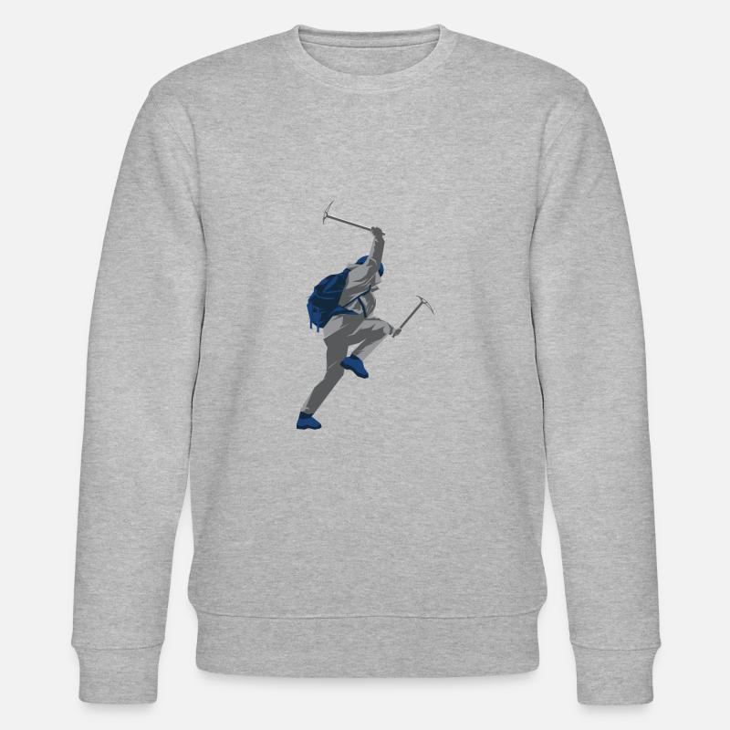 Bergsteiger - Stanley/Stella Unisex Bio-Sweatshirt CHANGER  - Grau meliert
