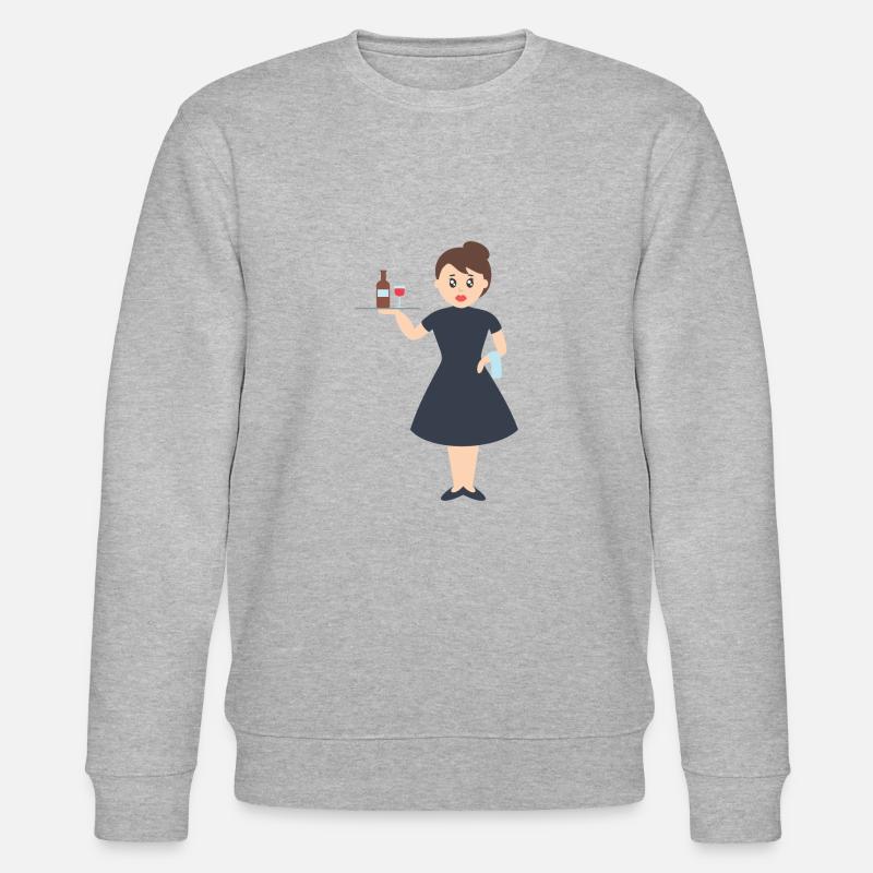 Serveuse - Sweat bio CHANGER Stanley/Stella Unisexe - gris chiné