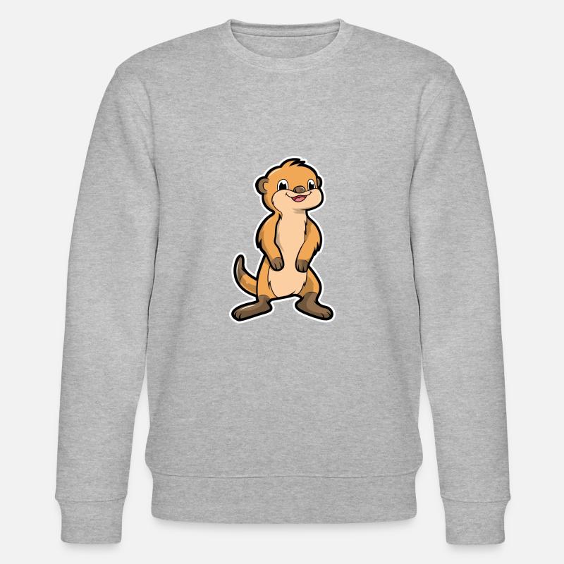 Erdmännchen - Stanley/Stella Unisex Bio-Sweatshirt CHANGER  - Grau meliert