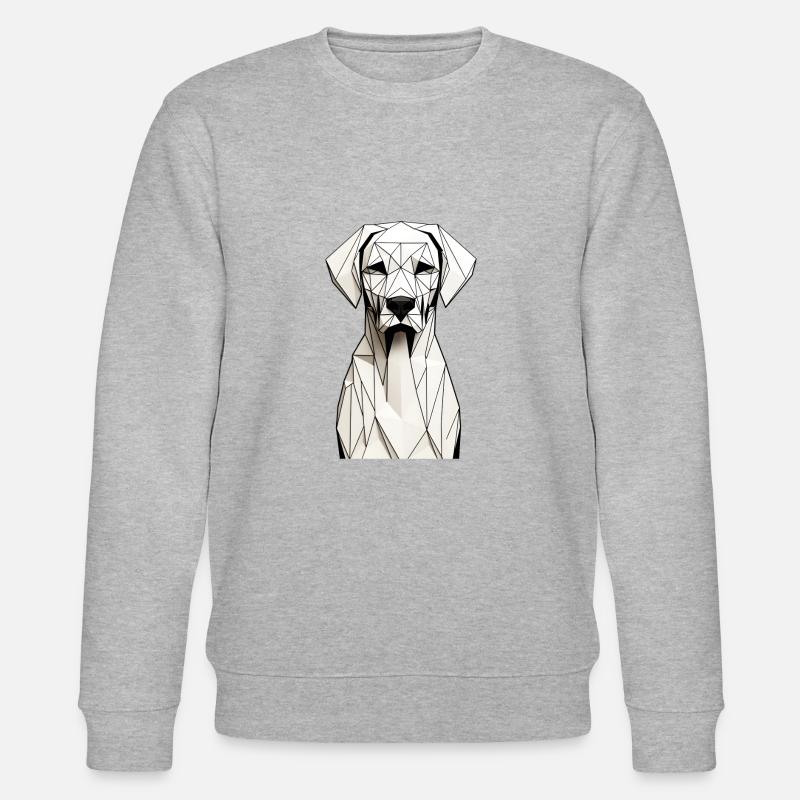 Hund - Stanley/Stella Unisex Bio-Sweatshirt CHANGER  - Grau meliert