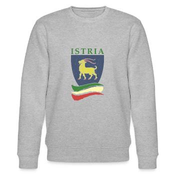 Istrien Tourist Hrvatska Kroatein Urlaub Balkan Re - Stanley/Stella Unisex Bio-Sweatshirt CHANGER  - Grau meliert - Vorne - Nik (191cm) & Marisol (170cm)