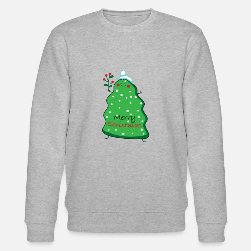 Christmas Tanne - Stanley/Stella Unisex Bio-Sweatshirt CHANGER  - Grau meliert